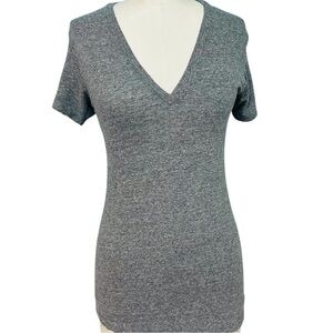 Monrow Gray Short Sleeve Tee